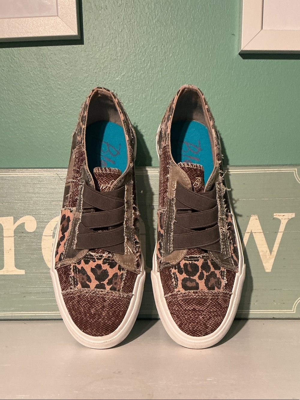 Blowfish Leopard Print Brown Casual Sneakers